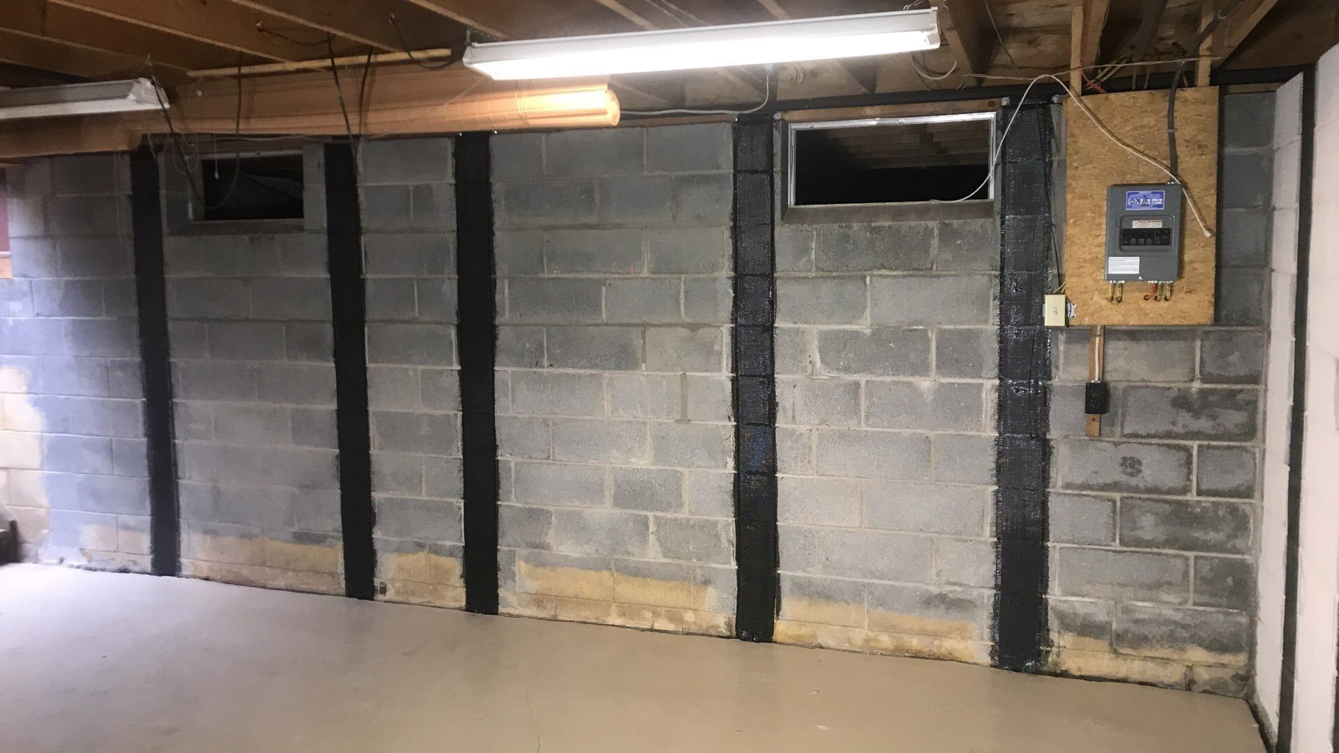 carbon fiber repair for basement walls