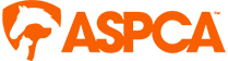 ASPCA logo: orange text and shield with horse and dog silhouettes.
