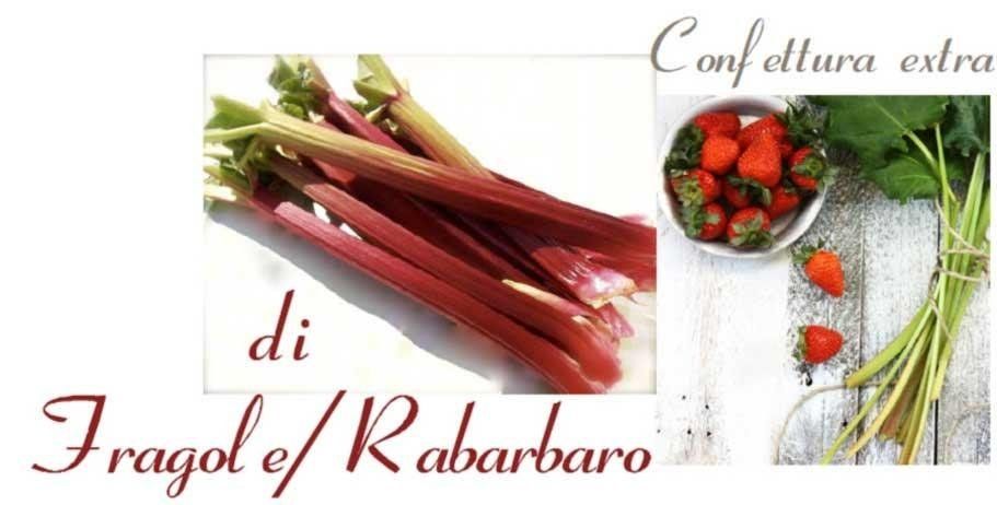 confettura di fragole e rabarbaro