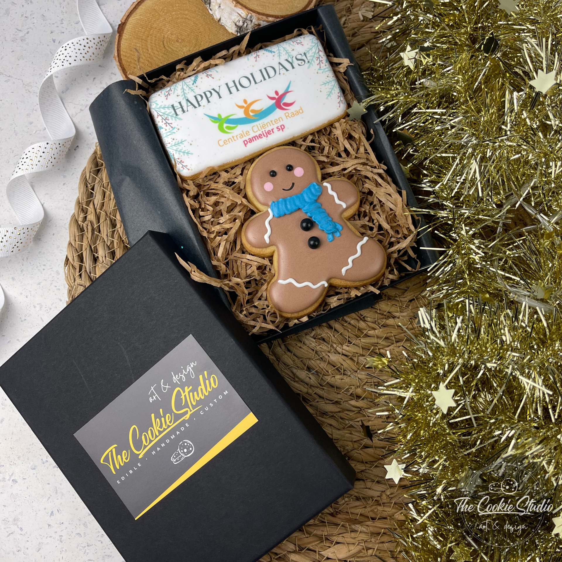 Peperkoekmannetje en koekje met 