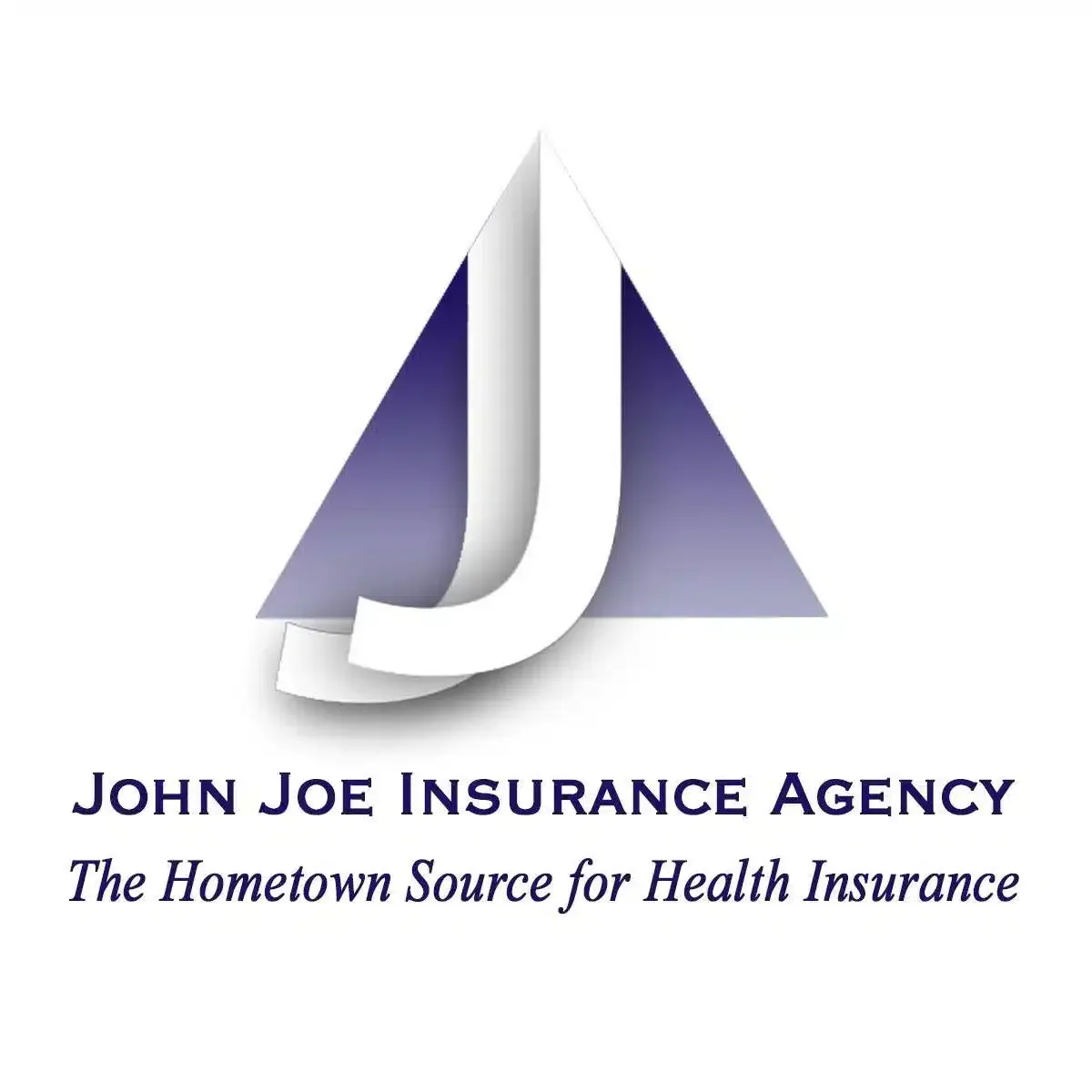 John Joe Insurance Agency logo: White 