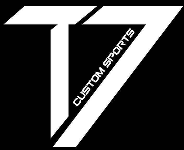 White logo on black background: