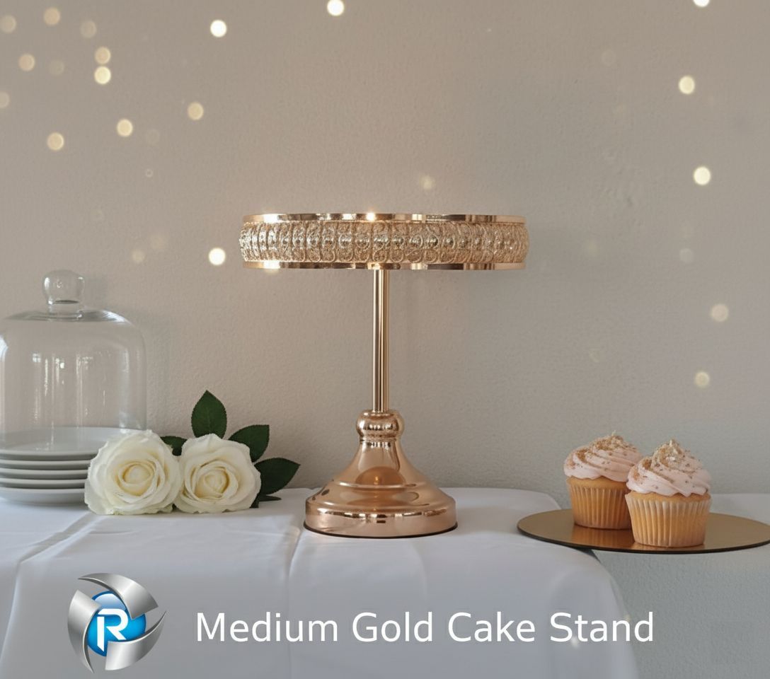 Cake Stand Medium gold cake stand