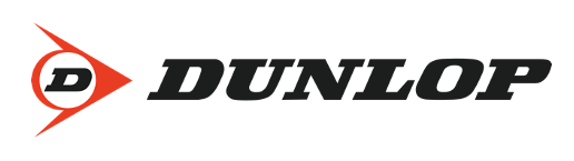 The dunlop logo is on a white background.