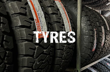 Black Tyres Close Up View β Capricorn Tyre & Mechanical in Yeppoon, QLD
