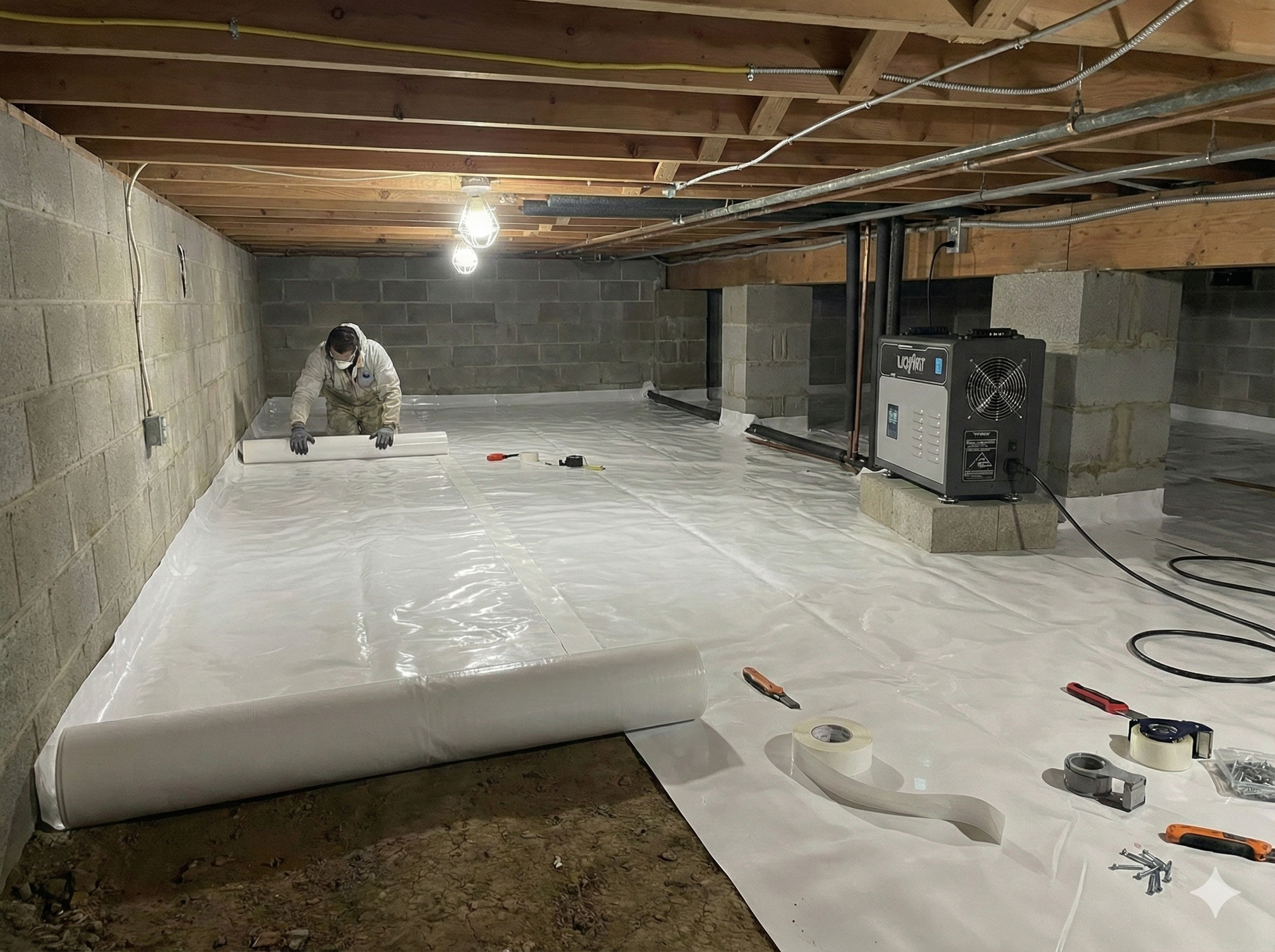 Vapor Barrier Installation