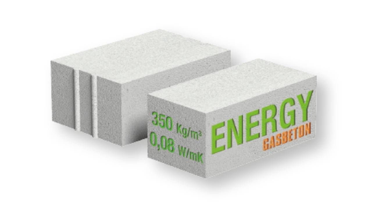 Due blocchi bianchi con la parola energia sopra.