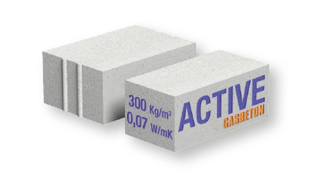 Due blocchi bianchi con la parola attiva su uno sfondo bianco.