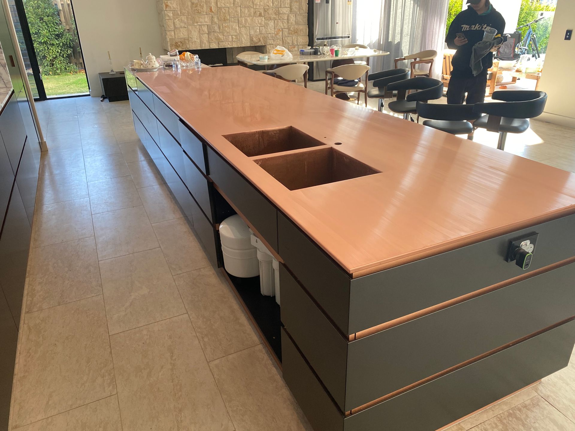 Information Area with Metal Frame — Workshop Capabilities in Molendinar, QLD