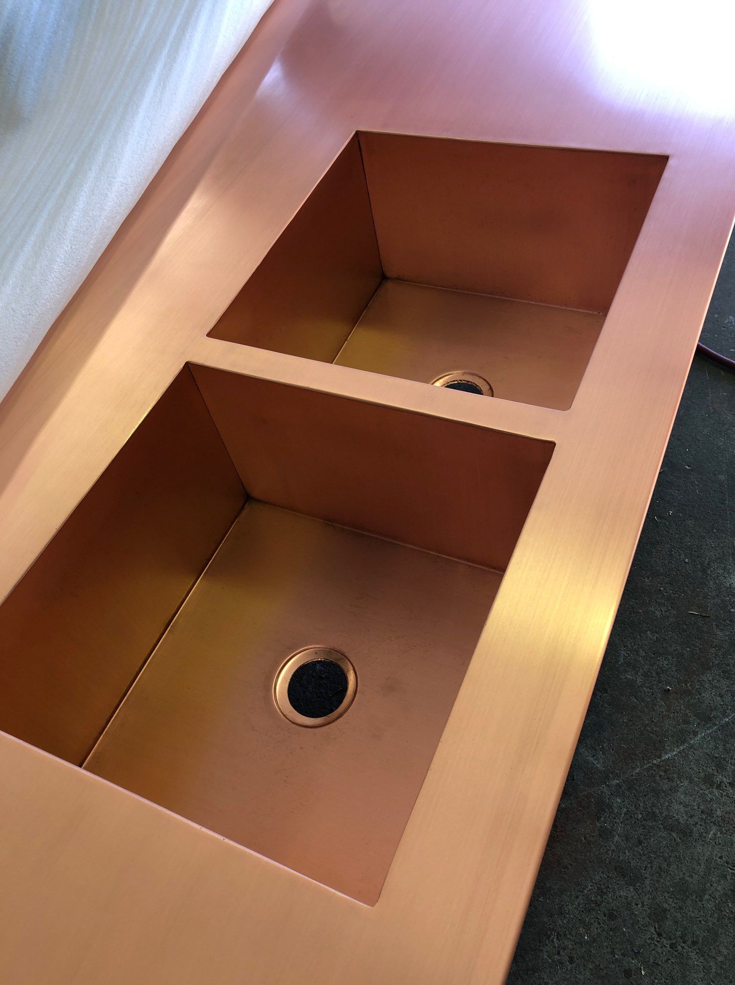 Custom Copper Round Table Frame — Copper Fabrications in Molendinar, QLD