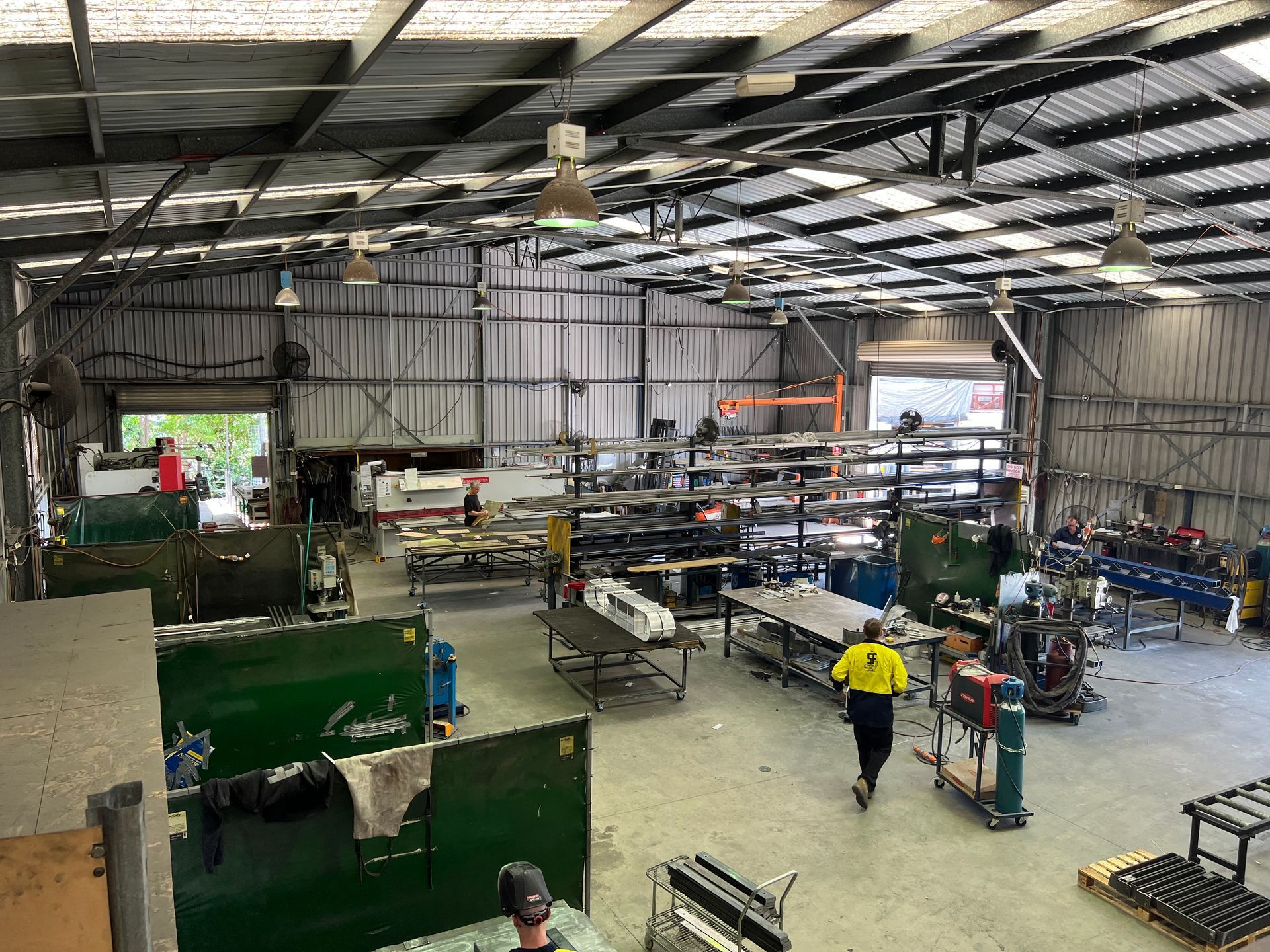 Modern Kitchen with Wine — Workshop Capabilities in Molendinar, QLD