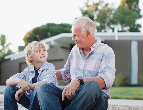 Elder Man With His Grandson — Springfield, MO — Dunn Law Firm LLC
