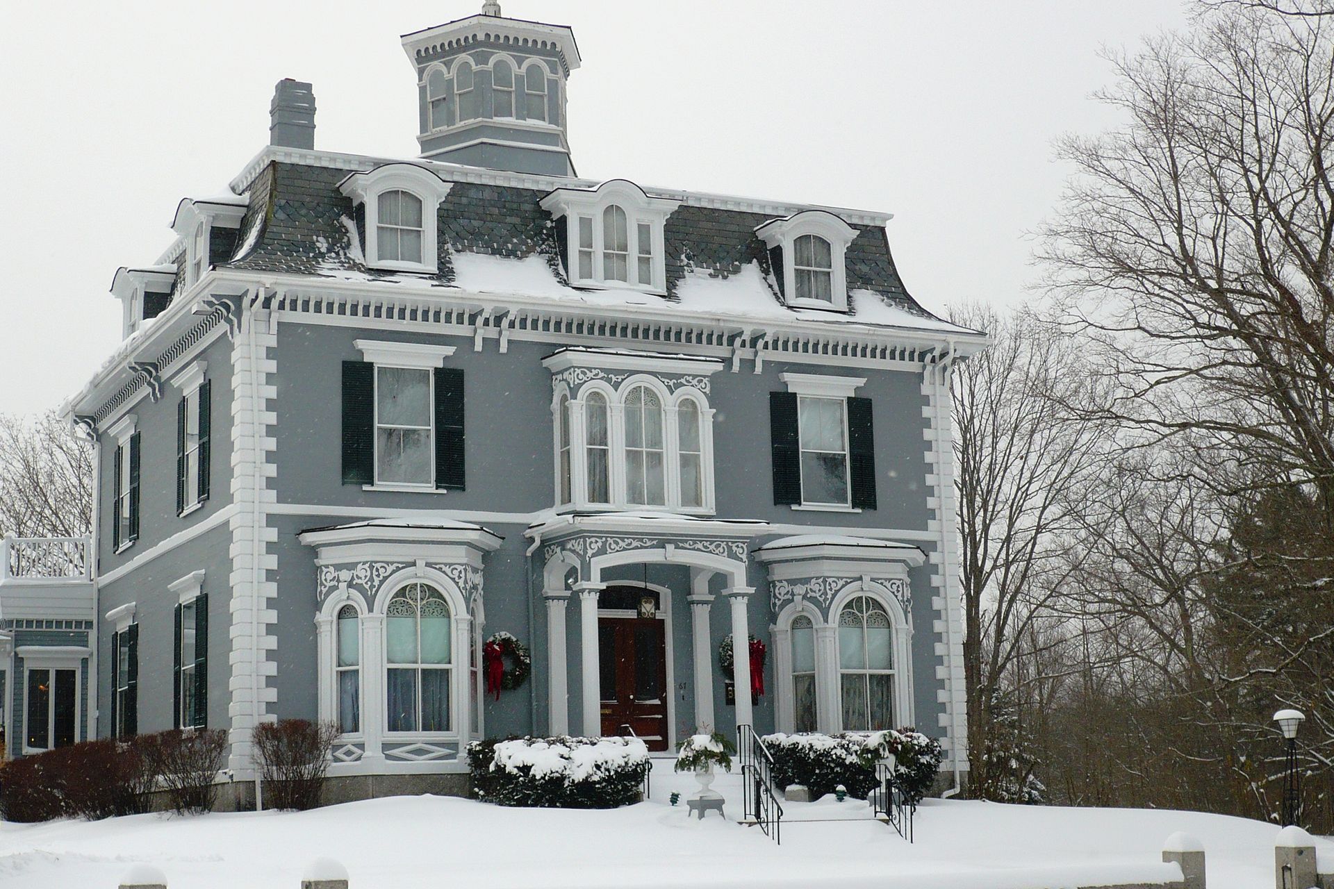 Bibber Memorial Chapel in the winter