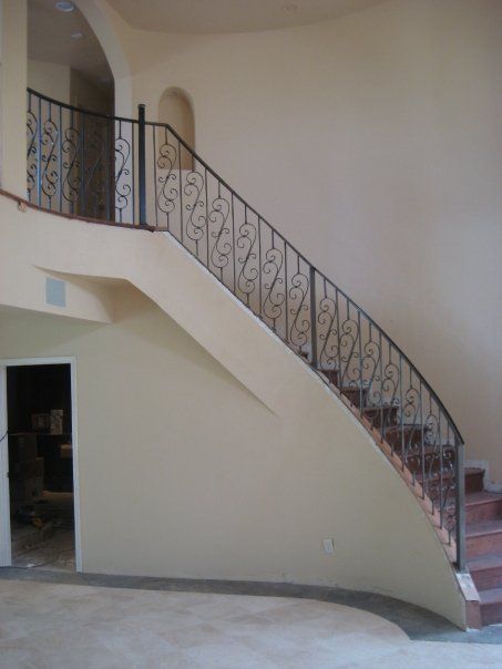 Elegant Stair Railing — San Antonio, TX  — Hernandez Iron Works