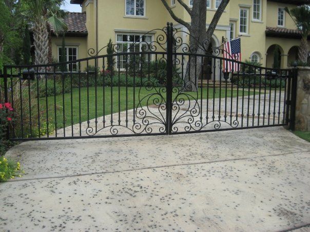 Large Ornamental Gate — San Antonio, TX  — Hernandez Iron Works