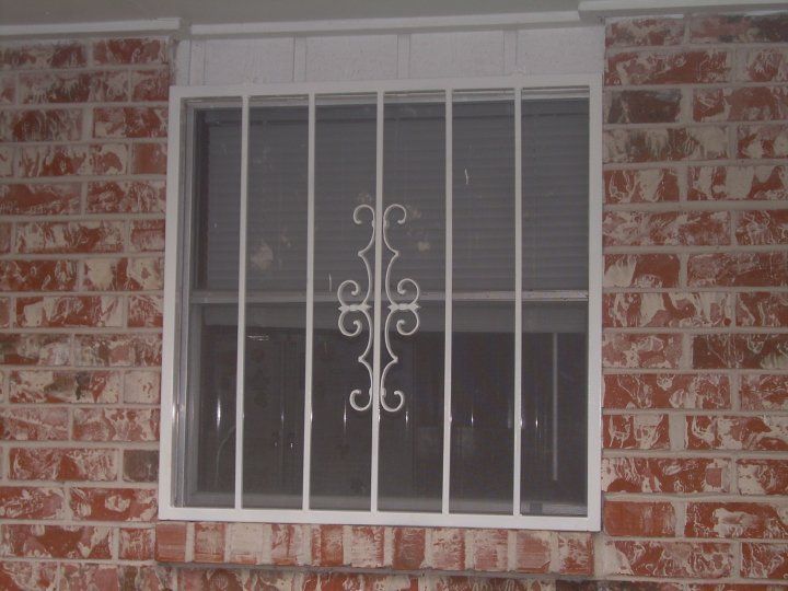 White Window Iron Fence — San Antonio, TX  — Hernandez Iron Works