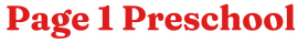 Page 1 Preschool logo