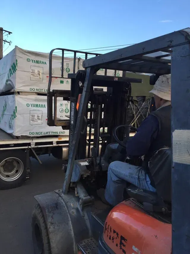 A Man Driving a Forklift — DTM Tamworth in Tamworth, NSW