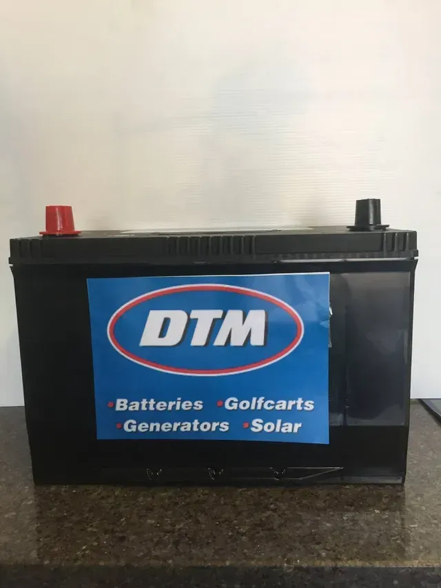 A Dtm Battery Is Sitting on A Counter — DTM Tamworth in Tamworth, NSW