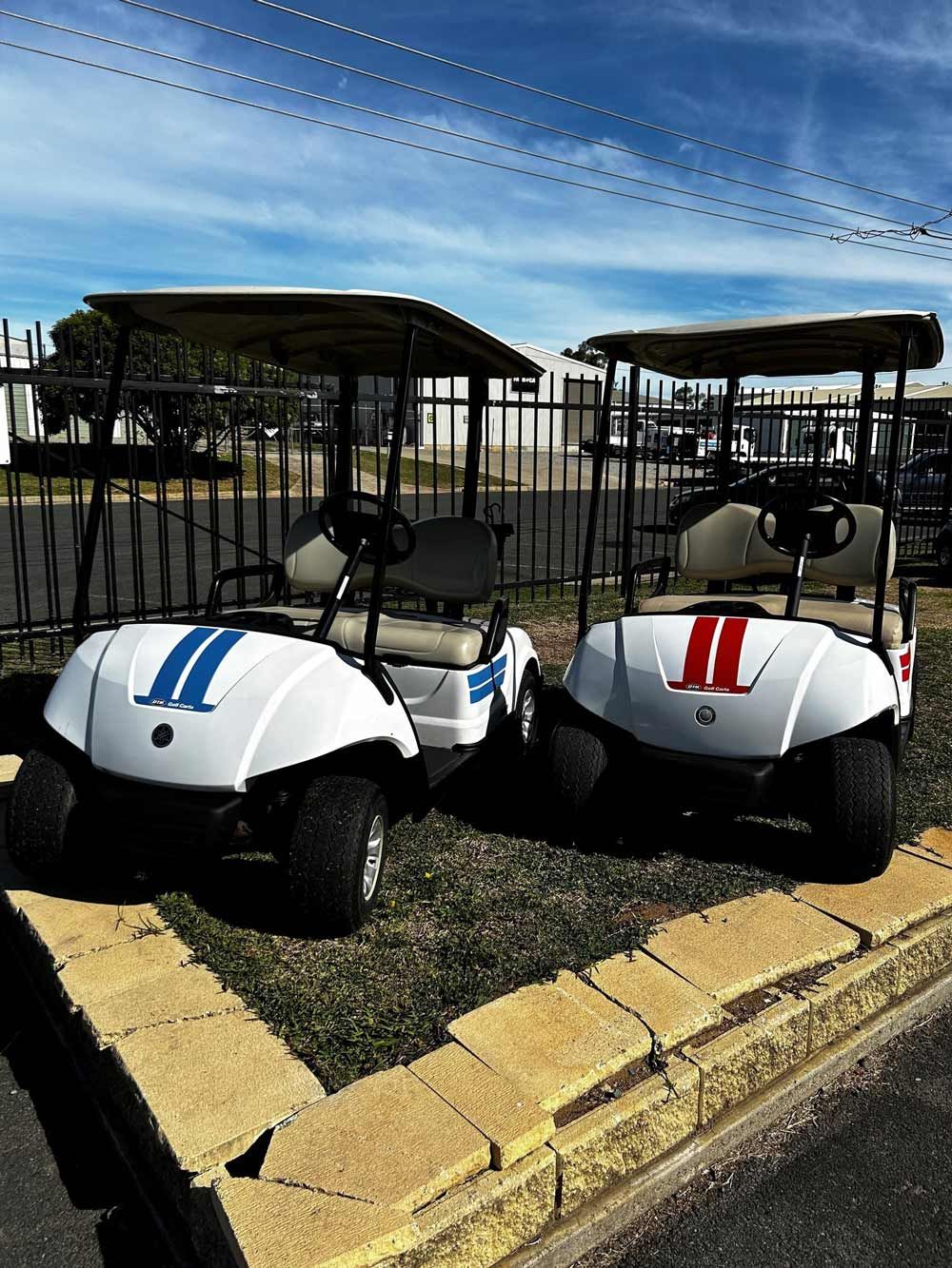 A Two Golf Carts In Tamworth