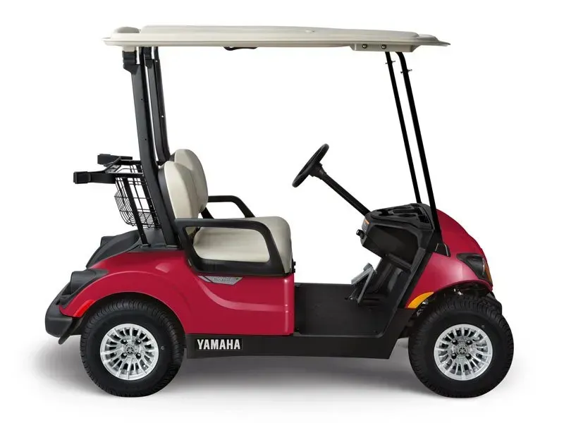 A Red Yamaha Golf Cart on A White Background — DTM Tamworth in Tamworth, NSW