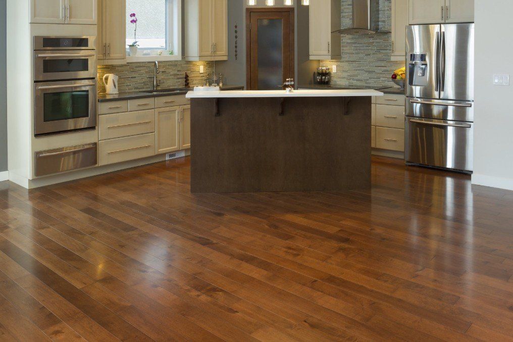 Hardwood Flooring in kitchen