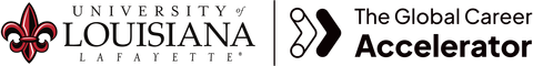 Logos: University of Nebraska at Omaha and The Global Career Accelerator.