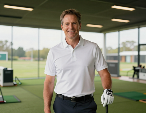 Golf coach portrait