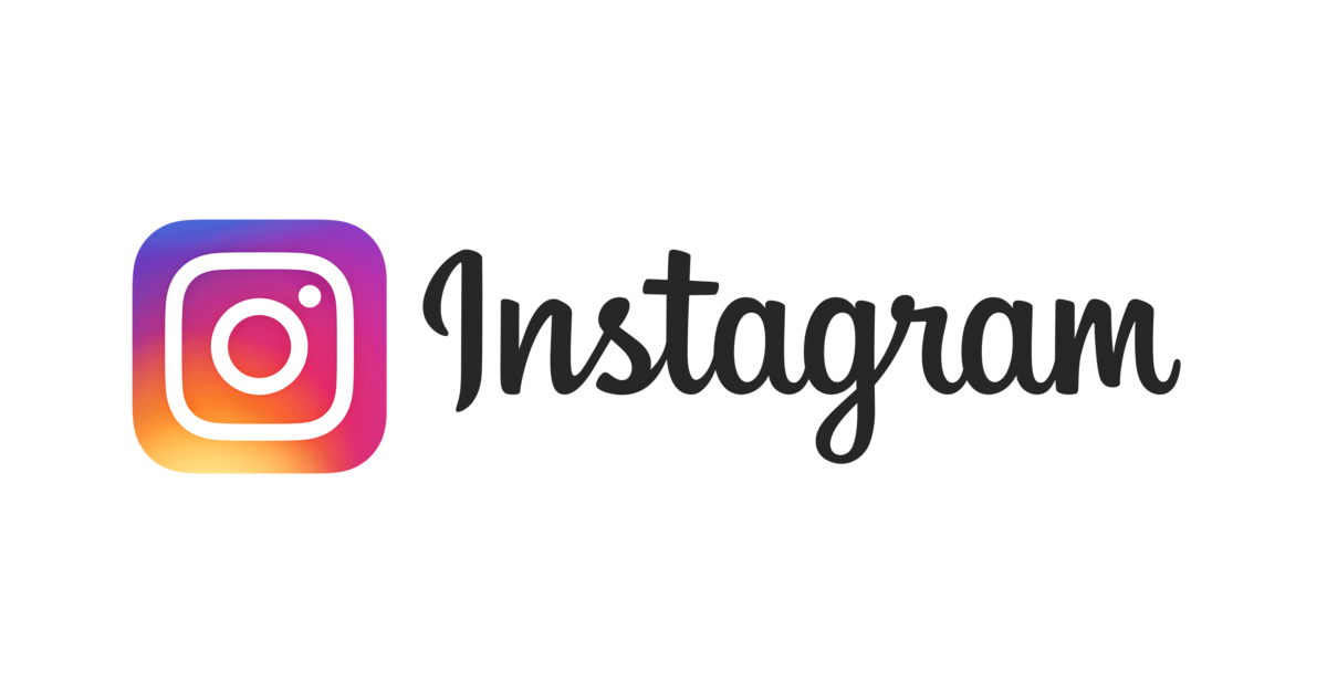 The instagram logo is on a white background.