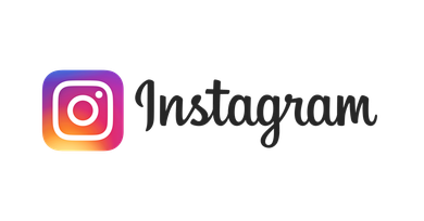 The instagram logo is on a white background.