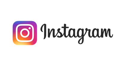 The instagram logo is on a white background.