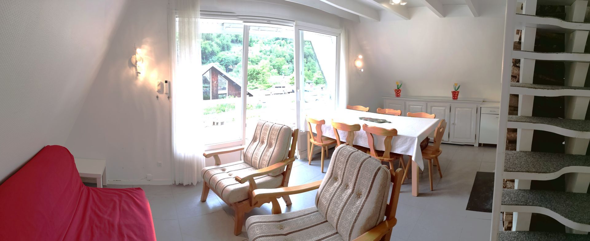 Salon/salle à manger/cuisine