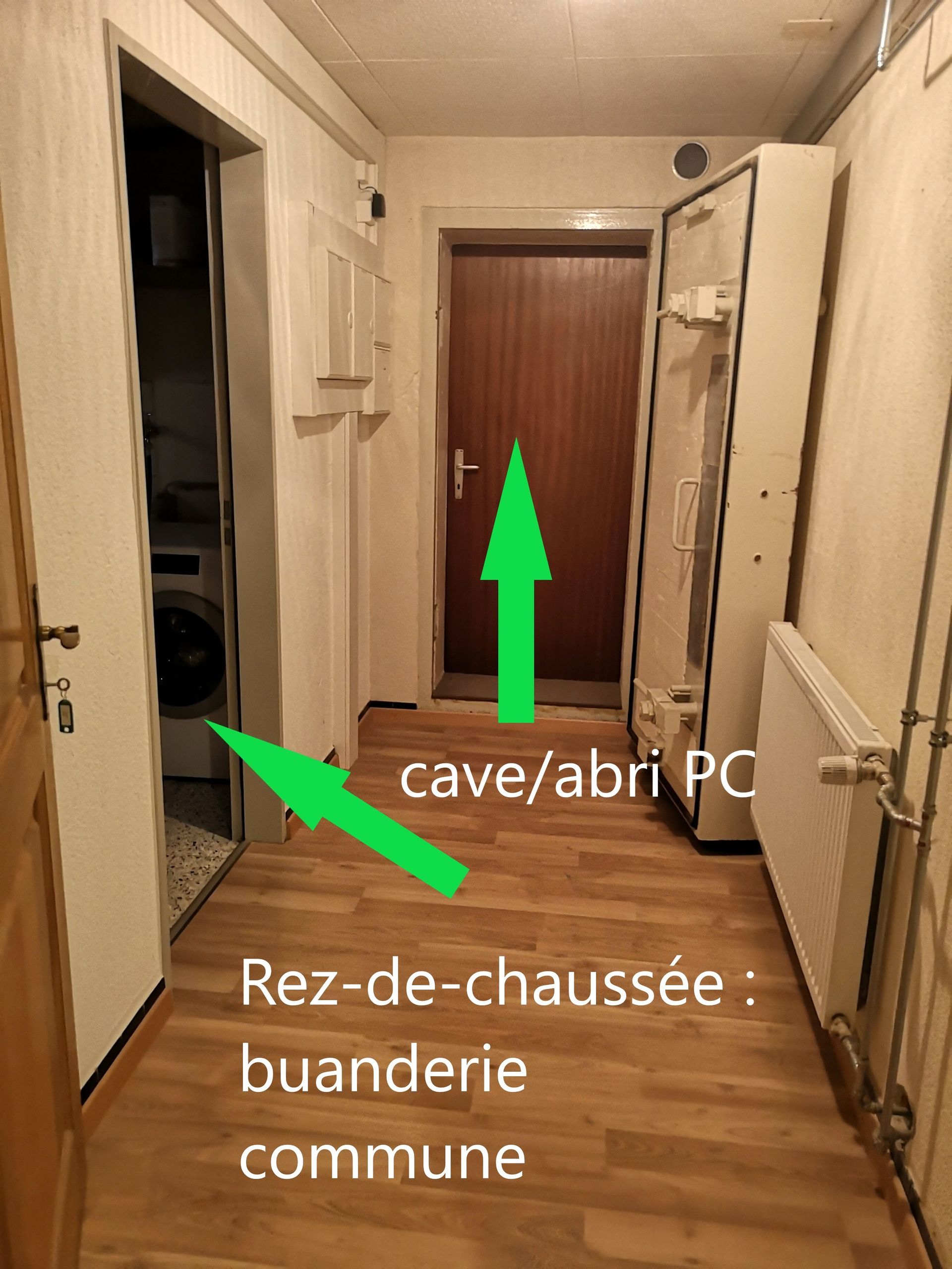 Rez-de-chaussée cave
