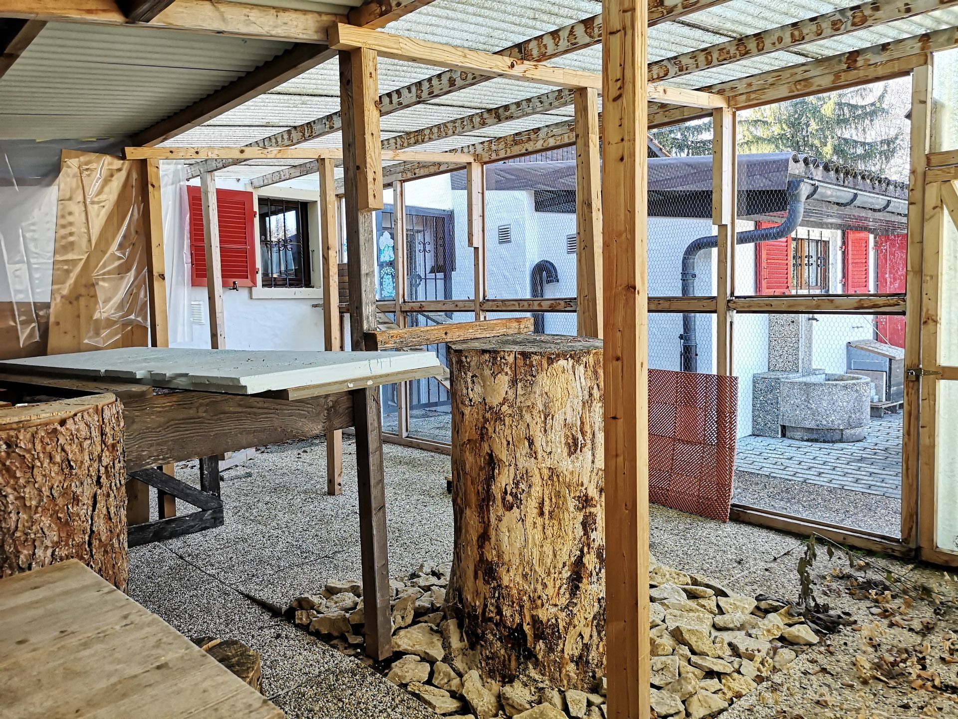 Rez-de-chaussée pièce pour chats ou autres animaux