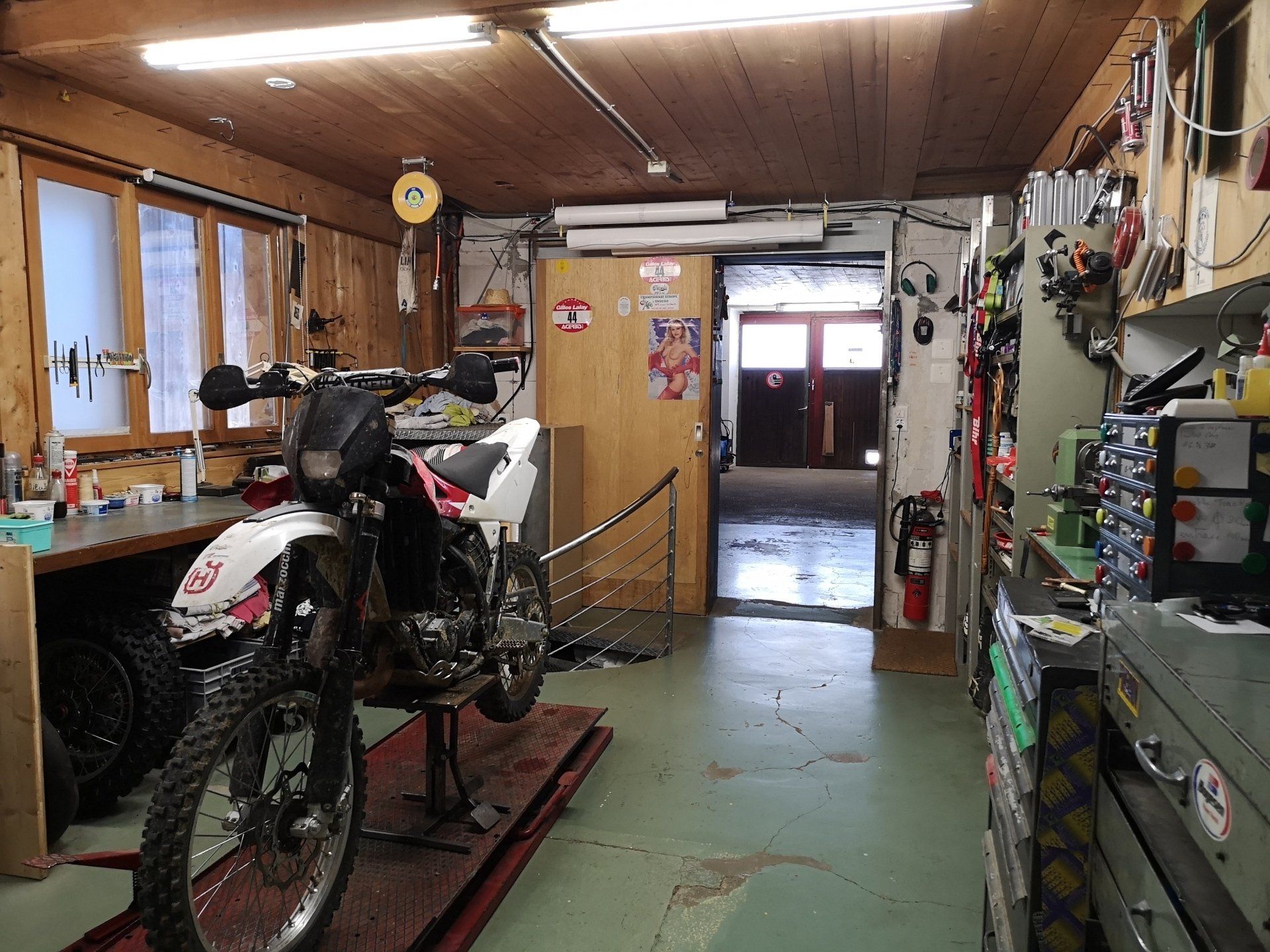 Atelier et garage