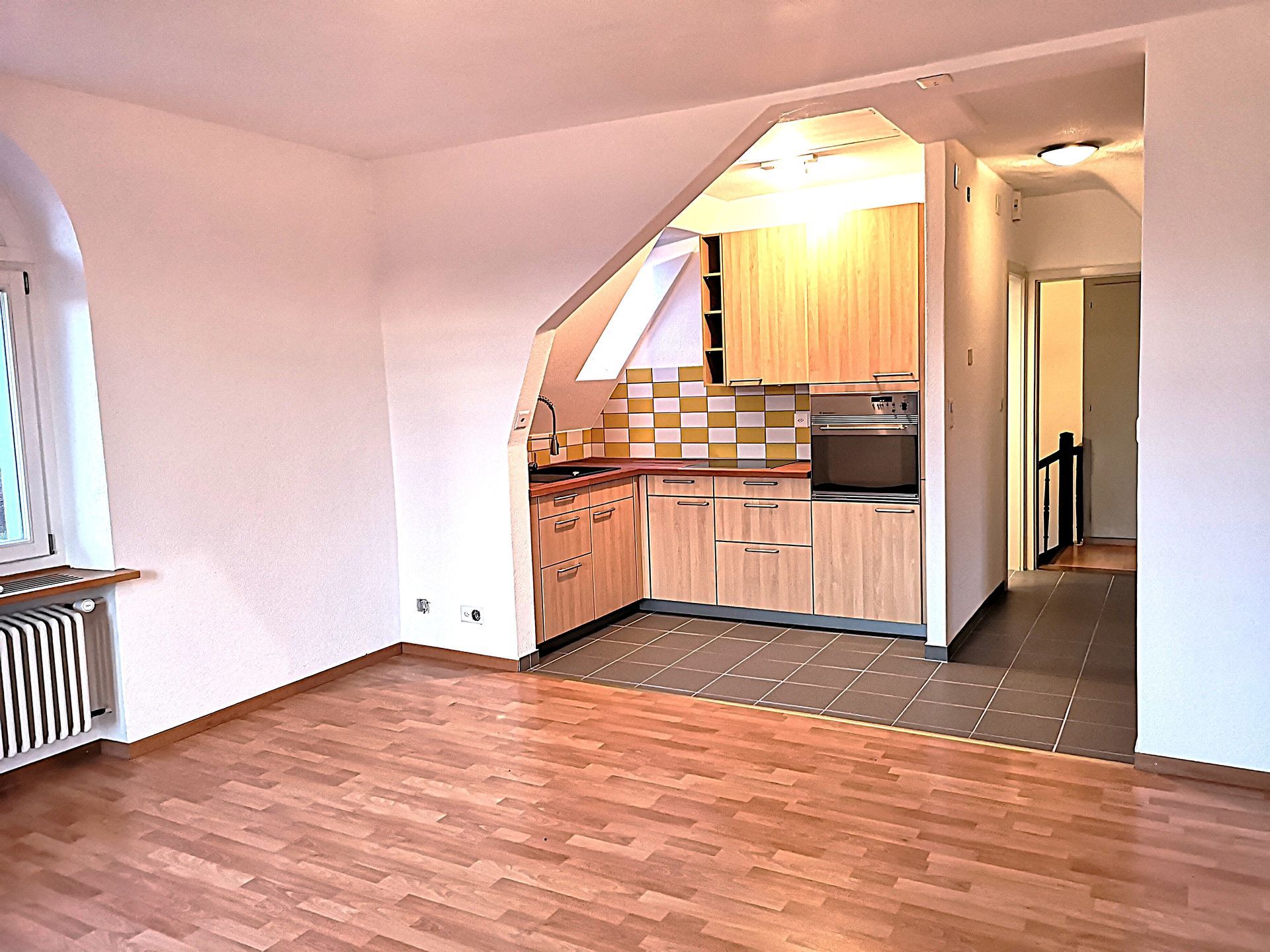 Cuisine ouverte sur salon