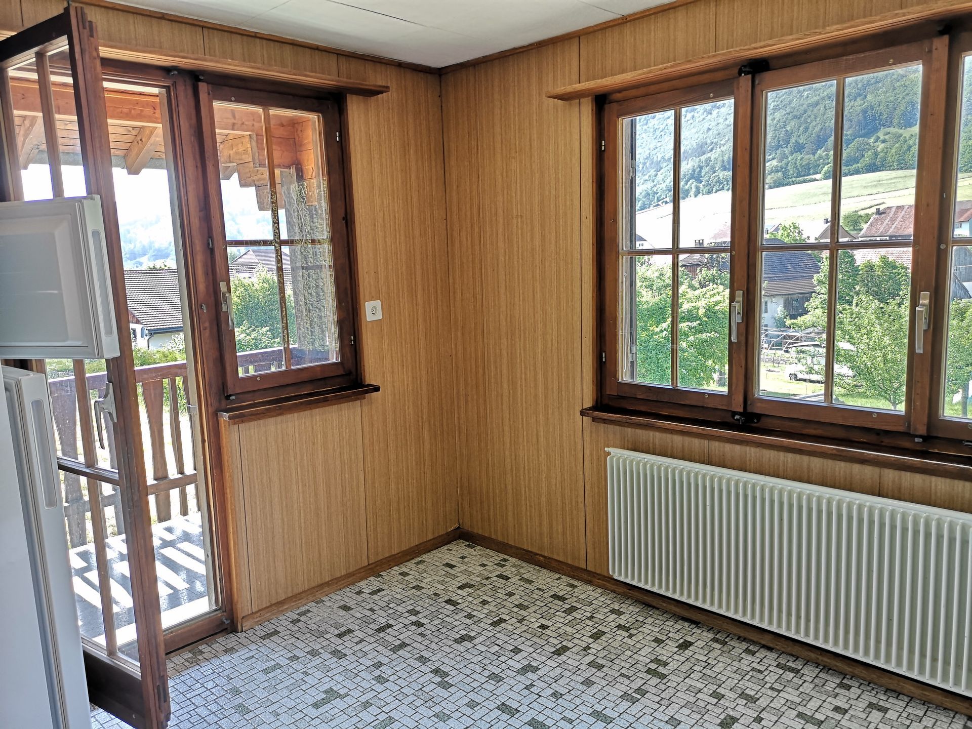 Cuisine avec balcon