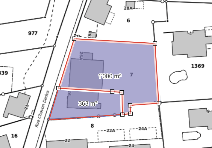 Projet de parcellement