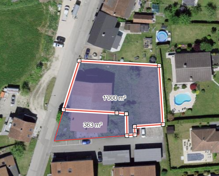 Projet de parcellement