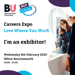 A poster for the careers expo love where you work