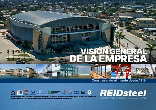 A company overview for reidsteel is shown
