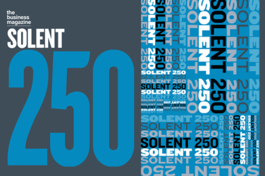 The cover of the business magazine solent 250