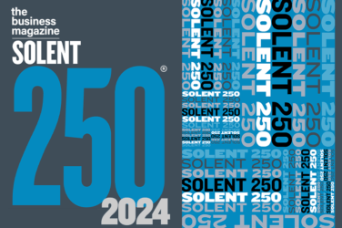 The cover of the business magazine solent for the year 2024