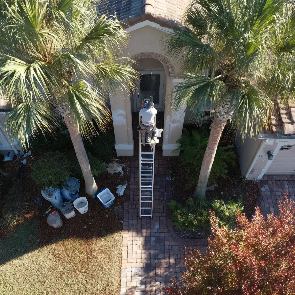 Flat roof commercial roofing in Lehigh Acres FL for car dealerships, schools, fire stations, and municipal buildings.