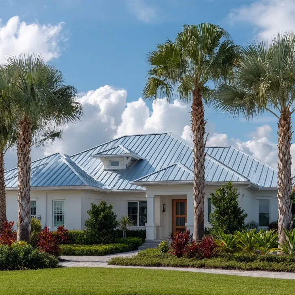 Expert metal roofing Lehigh Acres FL for re-roofing older homes, manufactured homes, and mobile homes with lightweight steel.