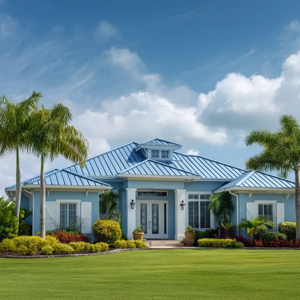 Local metal roofing Lehigh Acres FL services offering free estimates, jobsite cleanup, and same-week installation availability.
