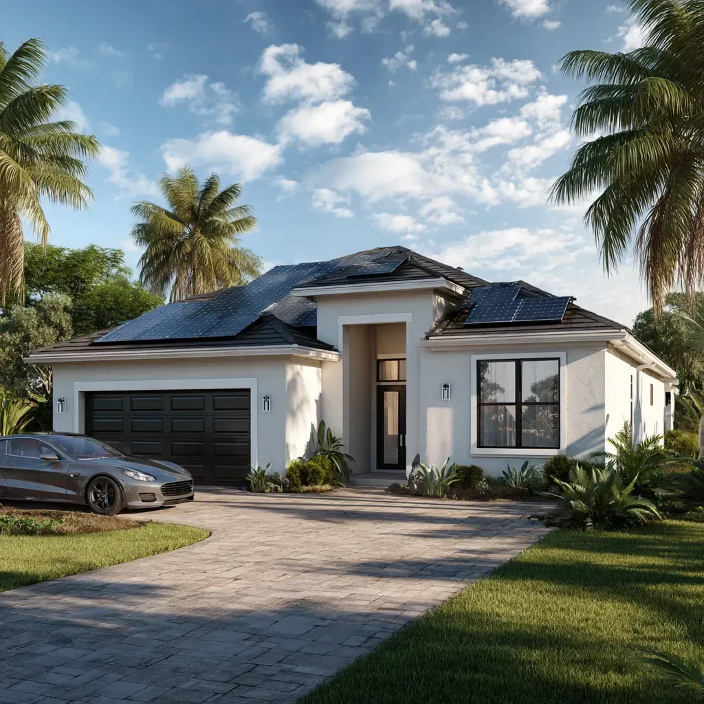 High-performance solar roofing Lehigh Acres FL options include Tesla Solar Roof tile and integrated PV asphalt shingle systems.