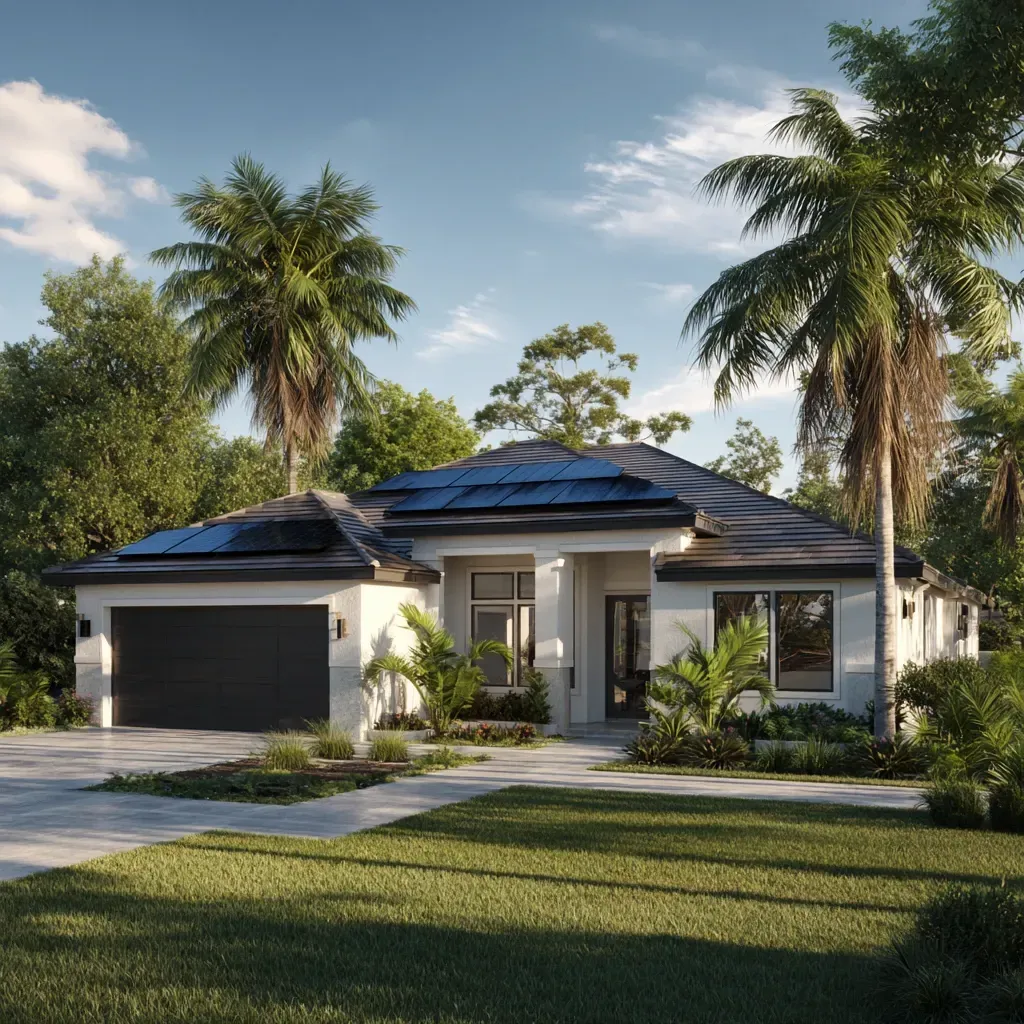 Solar roofing Lehigh Acres FL with microinverter technology ensures maximum energy harvest on Florida homes.