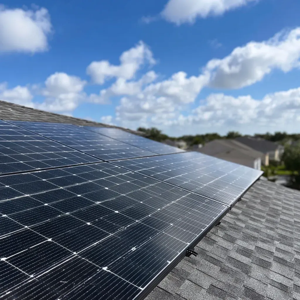 Energy-efficient solar roofing Lehigh Acres FL systems reduce electric bills and increase home value in Lee County.