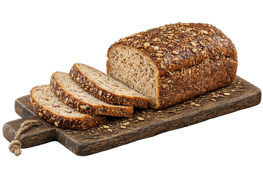 Loaf of artisanal honey wheat bread